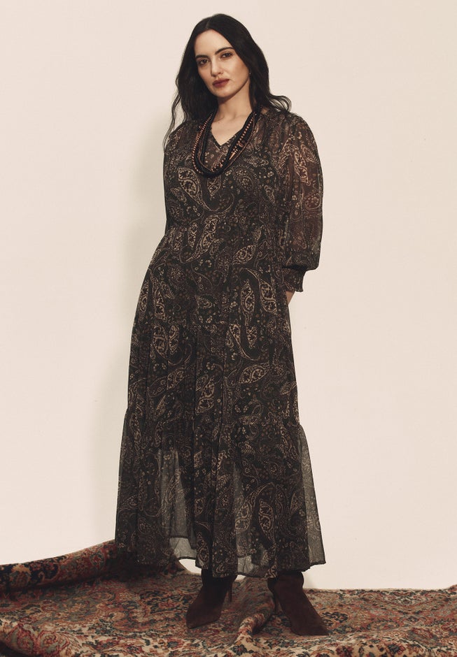 Tiered Maxi Dress image number 4