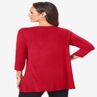 Twist-Front Trapeze Tunic image number 4