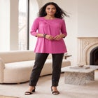 Twist-Front Trapeze Tunic image number 0
