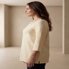 Crochet Trim Boatneck Tunic image number null