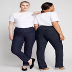 Curvie Fit Bootcut Jeans image number null