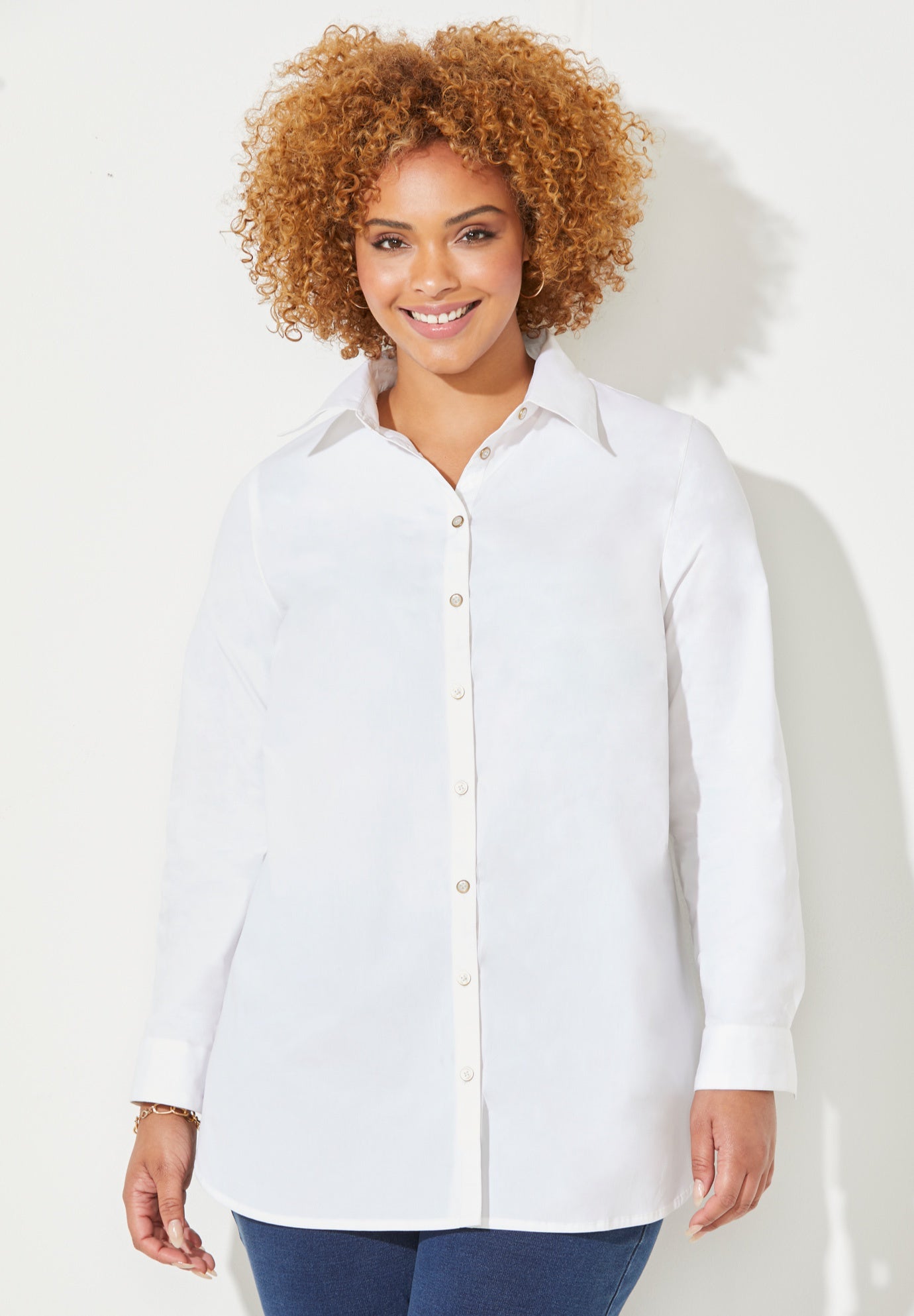 Liz&Me&reg; Buttonfront Shirt image number 1