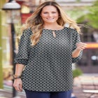 Liz&Me® Keyhole Top image number null