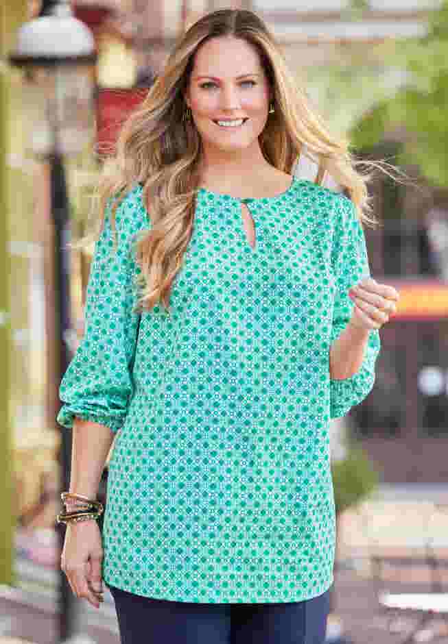 Liz&Me® Keyhole Top image number 0