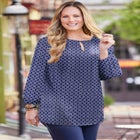 Liz&Me® Keyhole Top image number null