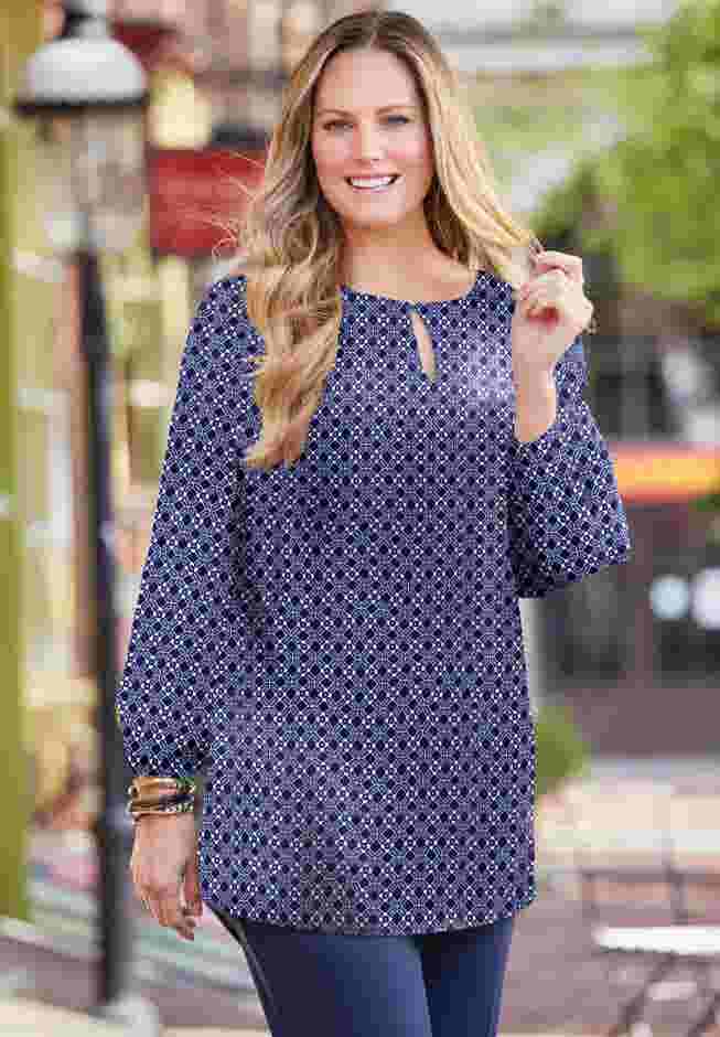 Liz&Me® Keyhole Top image number 0
