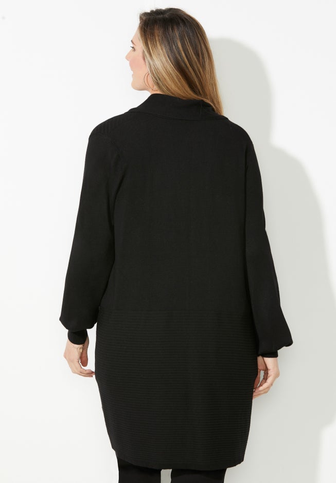 Liz&Me® Draped Cardigan image number 1