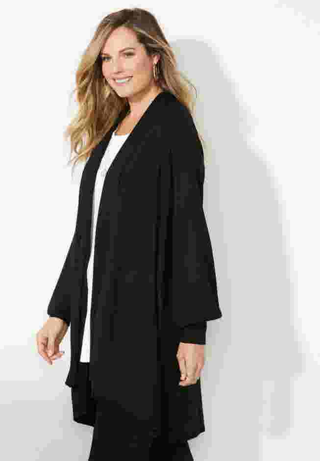 Liz&Me® Draped Cardigan image number 2