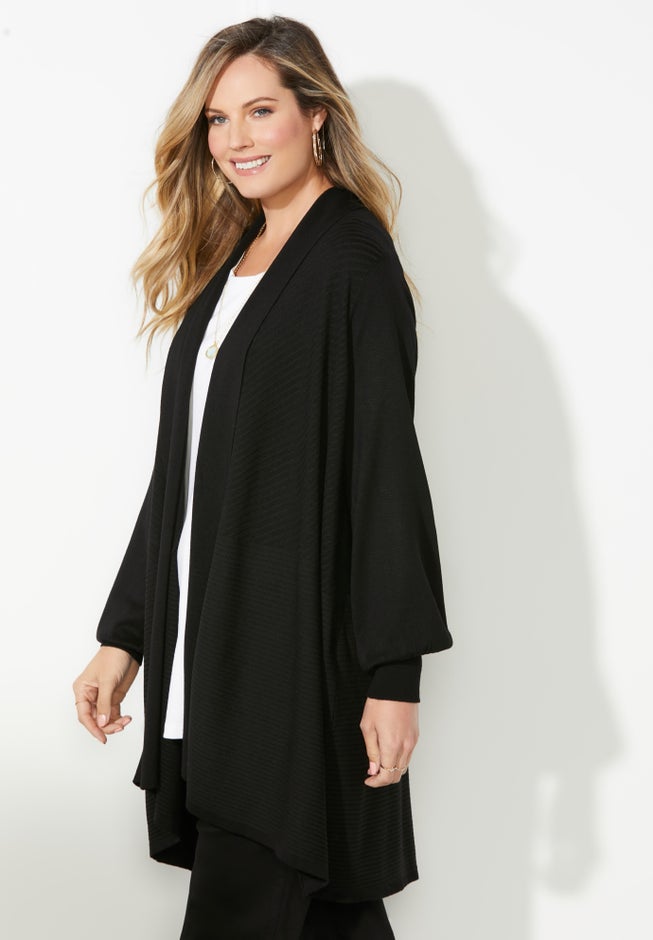 Liz&Me® Draped Cardigan image number 2