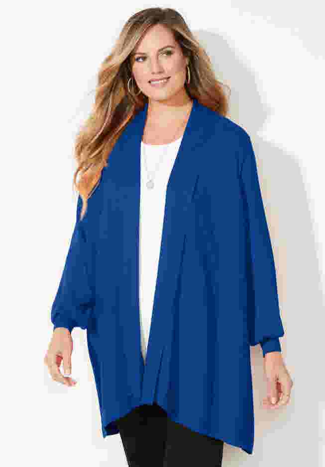Liz&Me® Draped Cardigan image number 0
