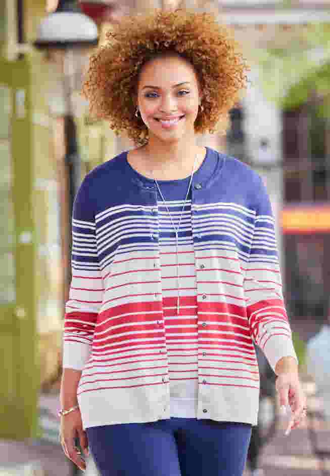 Liz&Me® Classic Cardigan image number 0