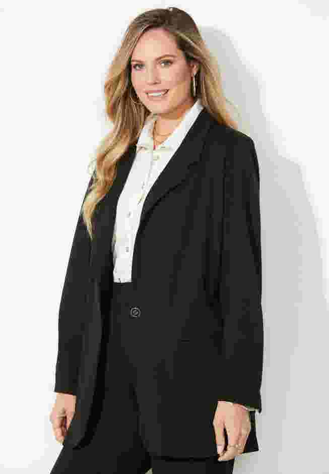 Liz&Me® Ponte Knit Blazer image number 2