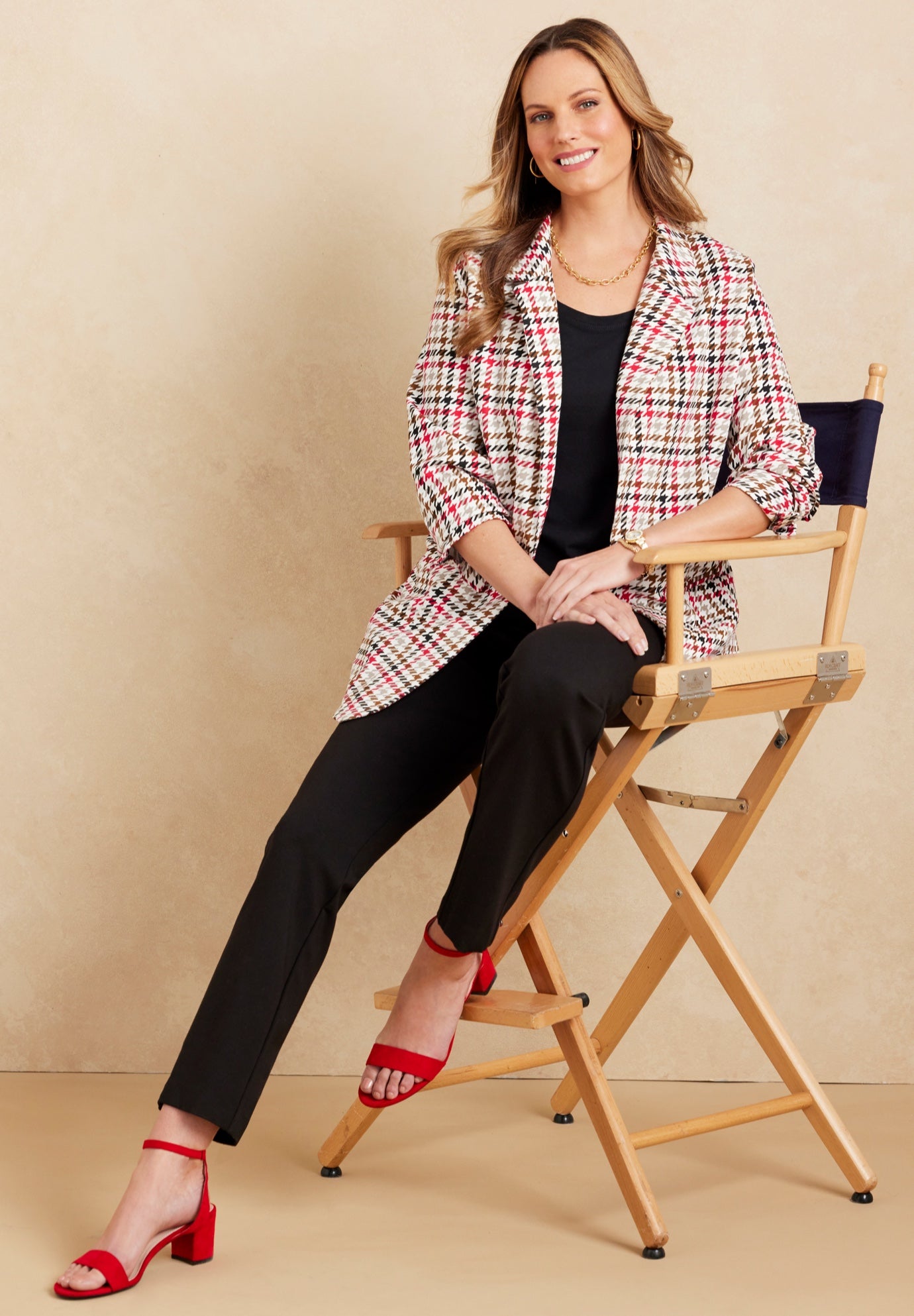 Liz&Me&reg; Ponte Knit Blazer image number 0