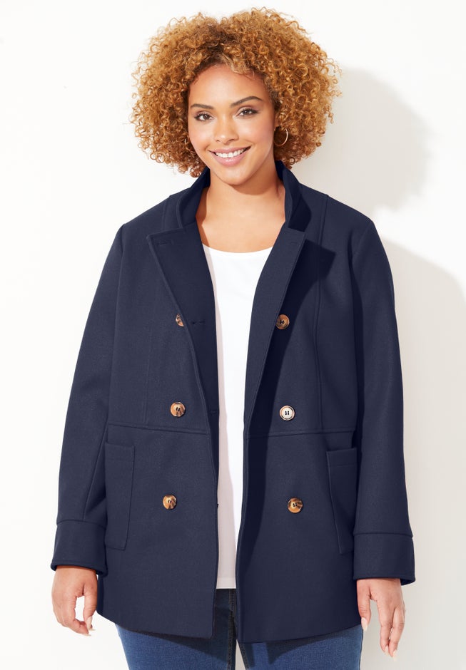 Liz&Me® Military Peacoat image number 0