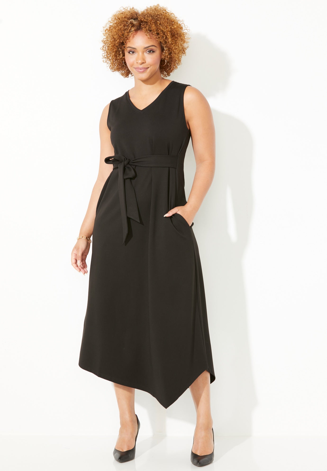Liz&Me&reg; Sleeveless Ponte Knit Dress image number 0
