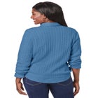 Cable Crewneck Sweater image number null