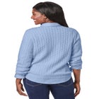 Cable Crewneck Sweater image number null