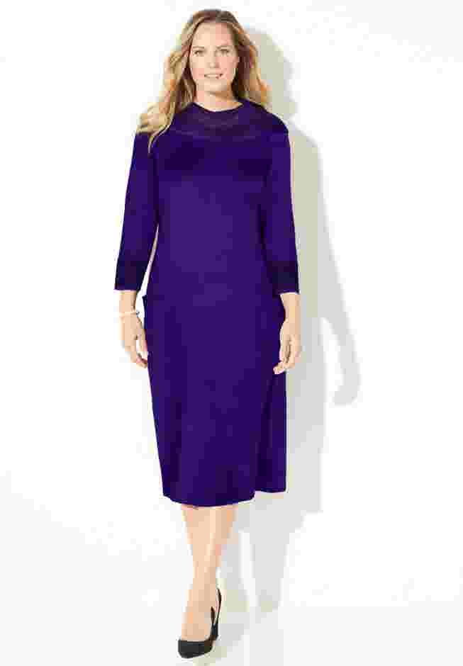 Cowl Neck Sweater Dress image number 0