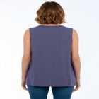 Sleeveless Cutout Knit Tunic image number null