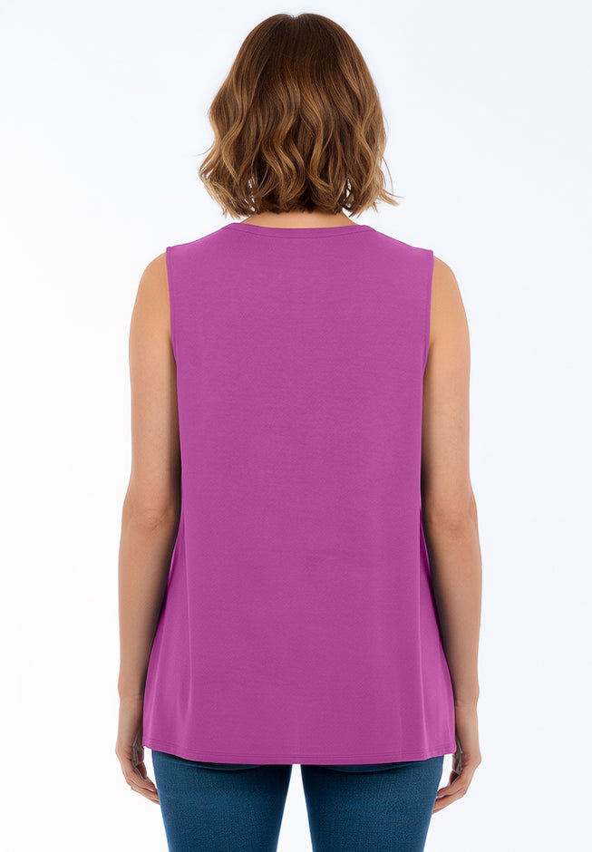 Sleeveless Cutout Knit Tunic image number 1