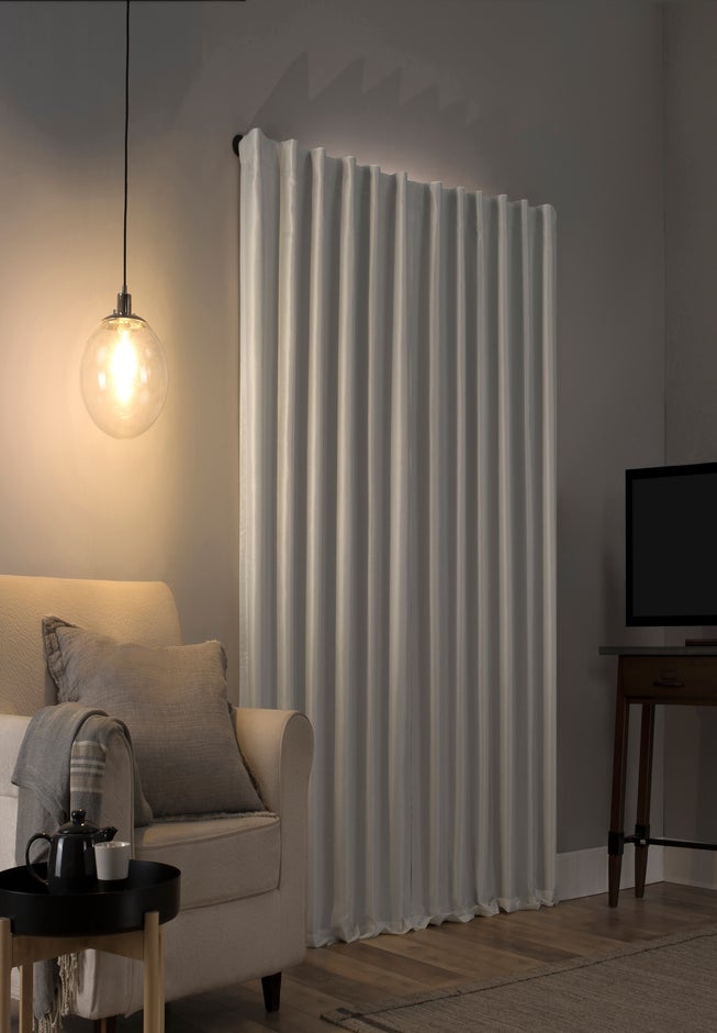 Evelina Faux Dupioni Silk Bonded Panel image number 1