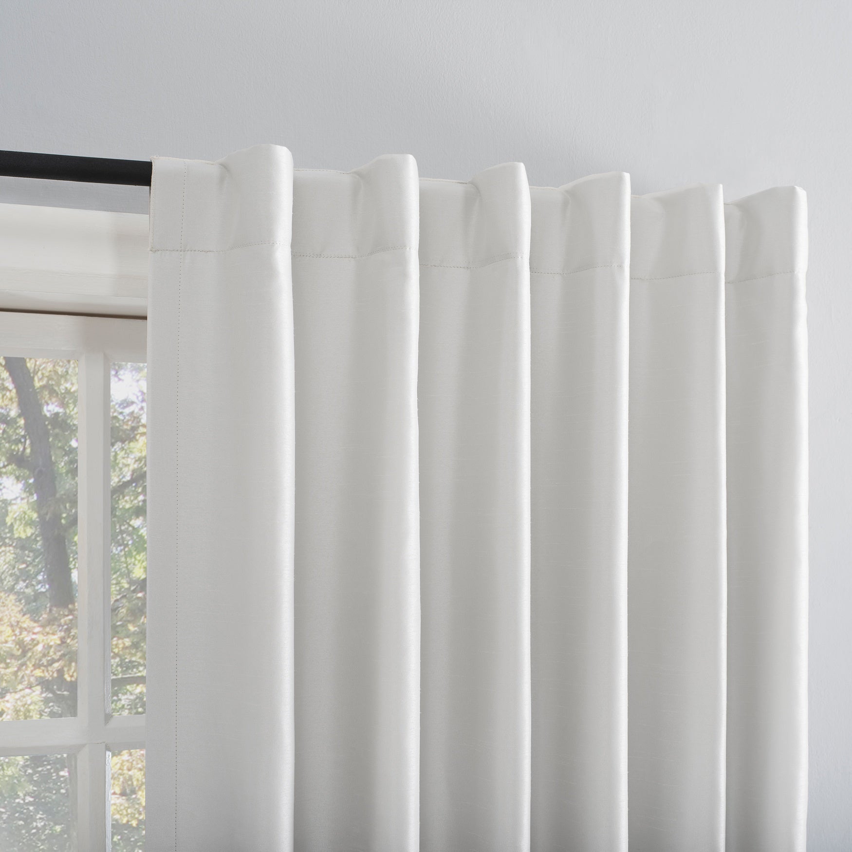 Evelina Faux Dupioni Silk Bonded Panel image number 3