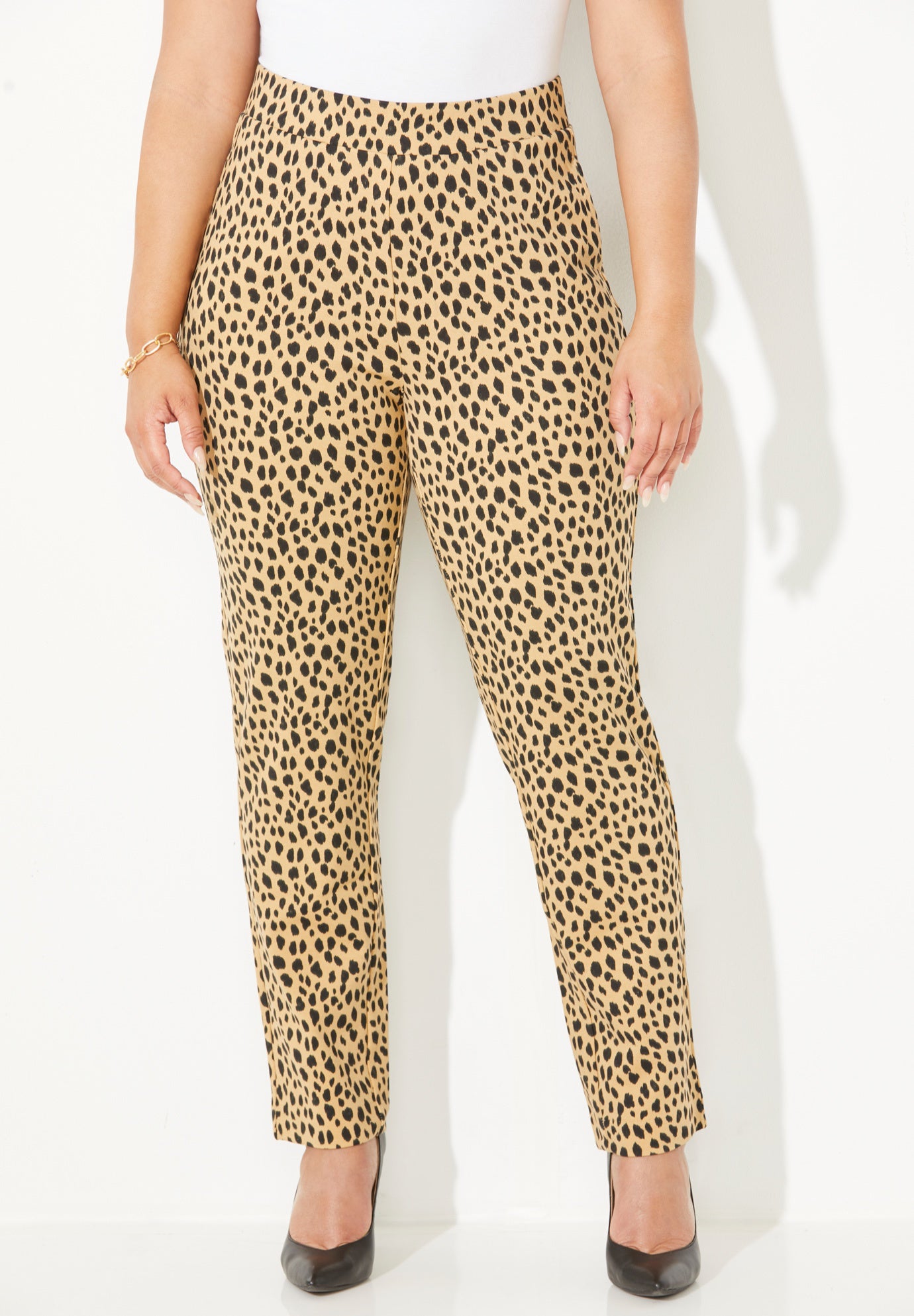 Liz&Me&reg; Slim Leg Ponte Knit Pant image number 0