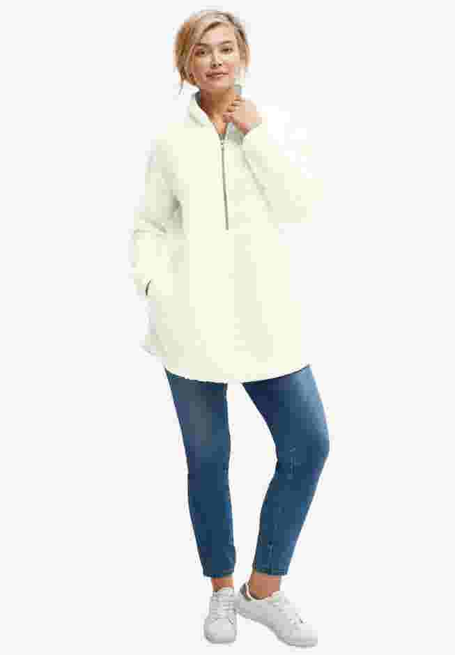 Half-Zip Sherpa Pullover image number 0