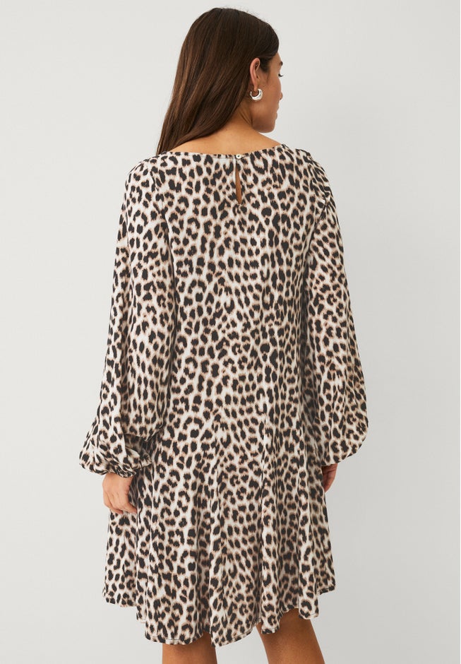 Boat Neck Godet Dress image number 2