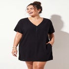 French Terry Lightweight Cover Up Tunic image number 2