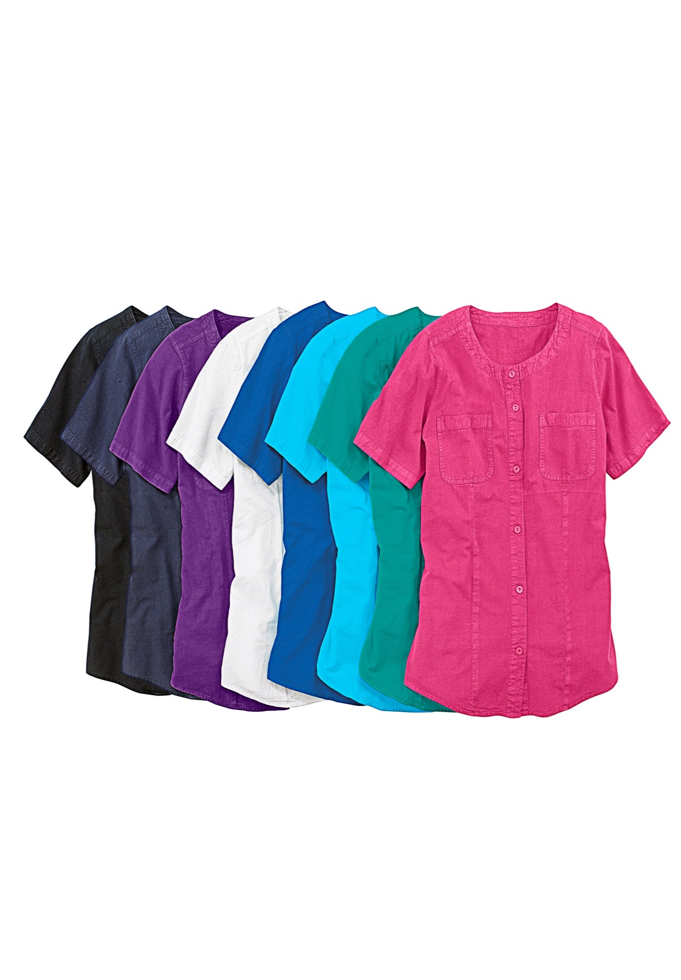 Short-Sleeve Crinkle Shirt image number 5