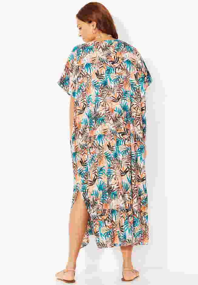 V-neck Tunic Cover-Up Dress image number 1