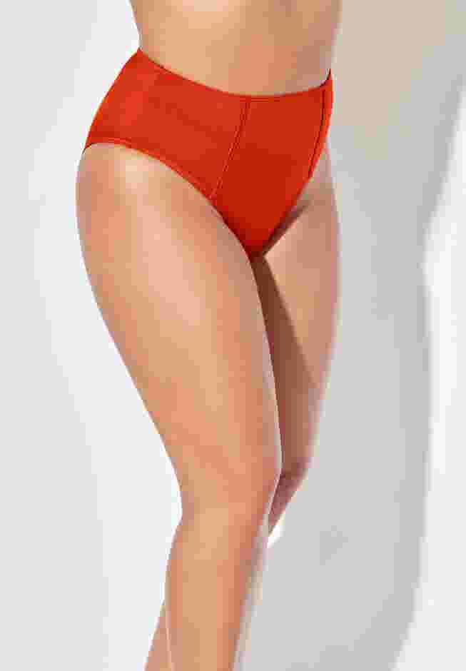Shimmer High Waist Stitch Bikini Brief image number 2