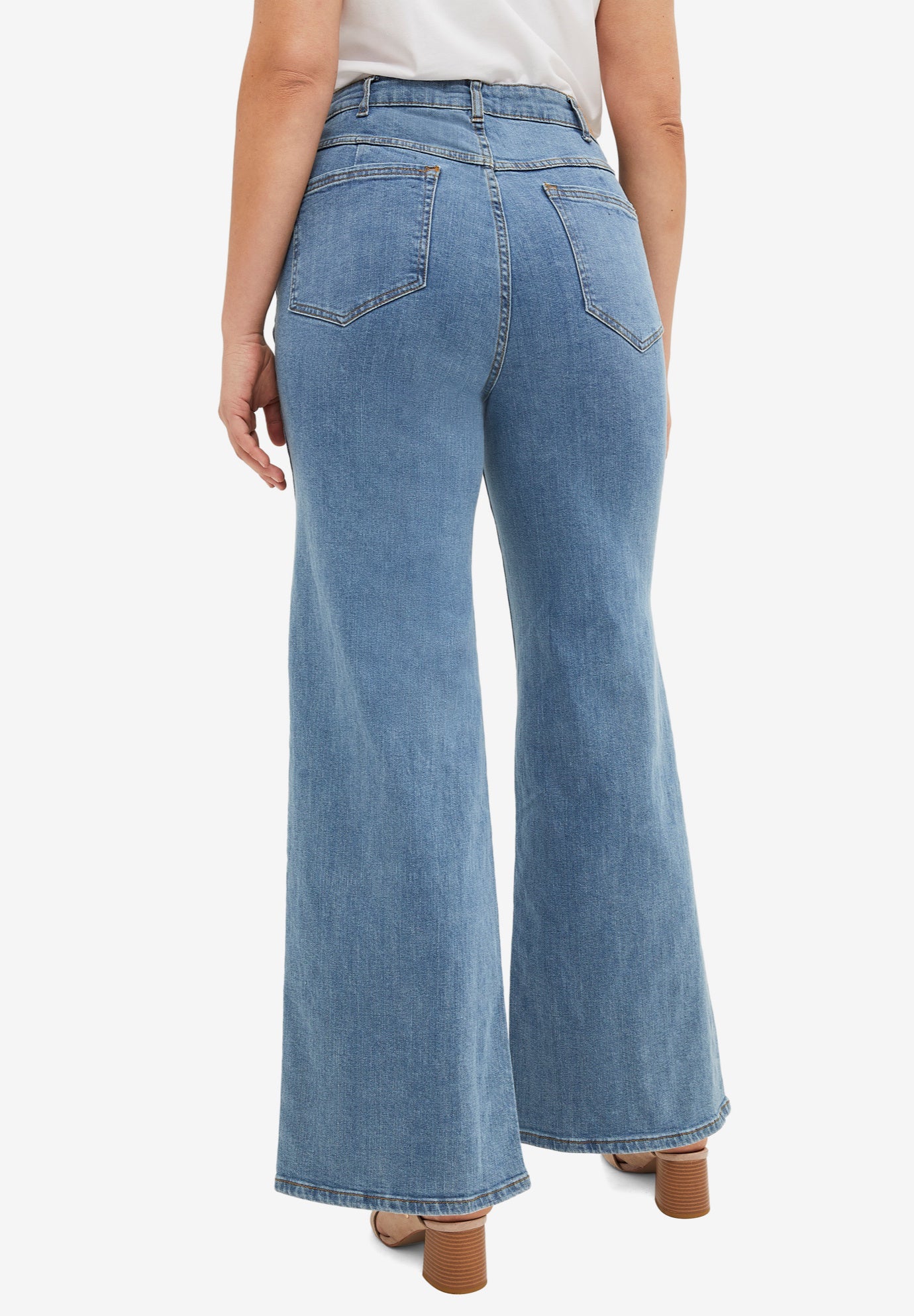 5-Pocket Wide Leg Jeans image number 1