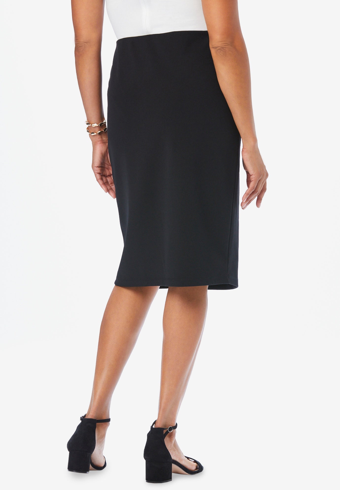 Side Knot Crepe Skirt image number 1