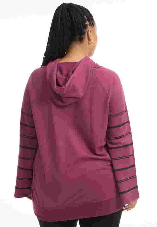 Bell-Sleeve French Terry Sweatshirt image number 1