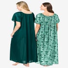 2-Pack Long Silky Gown image number null