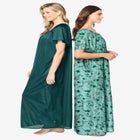 2-Pack Long Silky Gown image number null