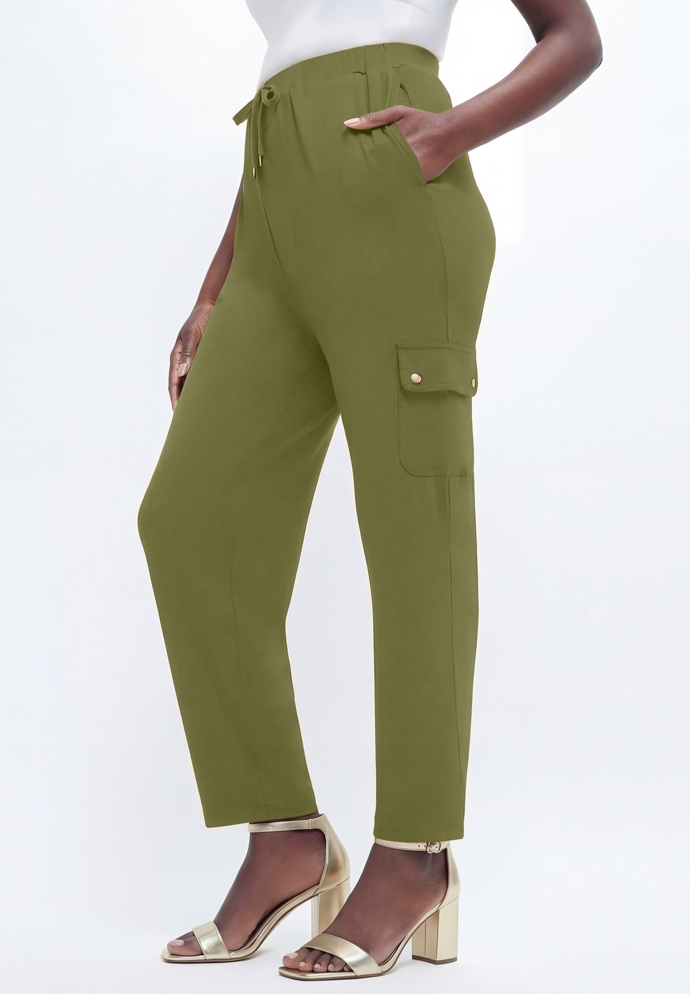 2-Piece Stretch Knit Cargo Set image number 3