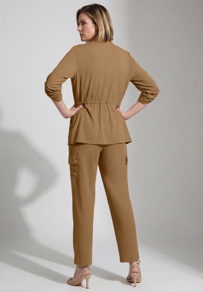 2-Piece Stretch Knit Cargo Set image number 1