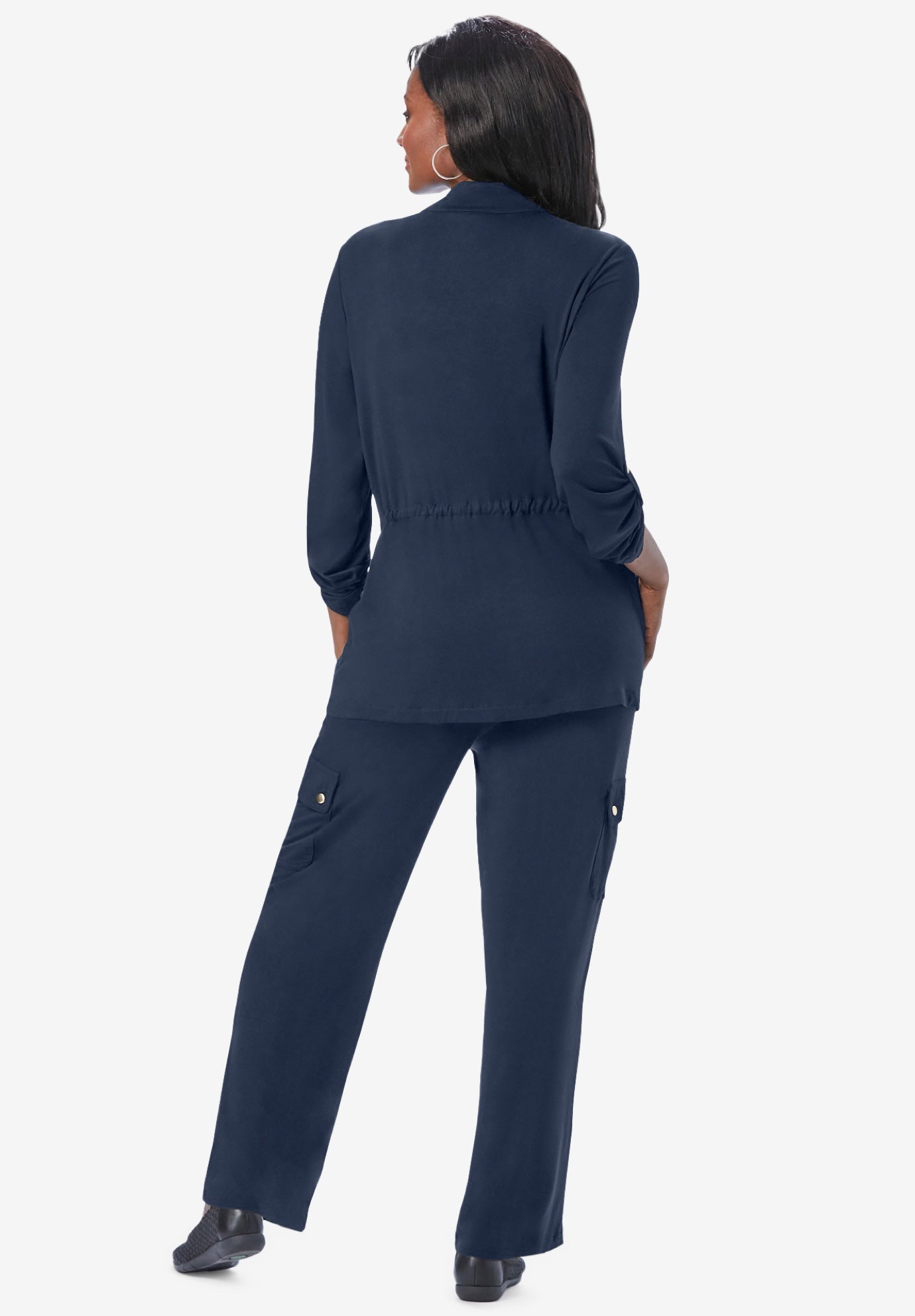 2-Piece Stretch Knit Cargo Set image number 1