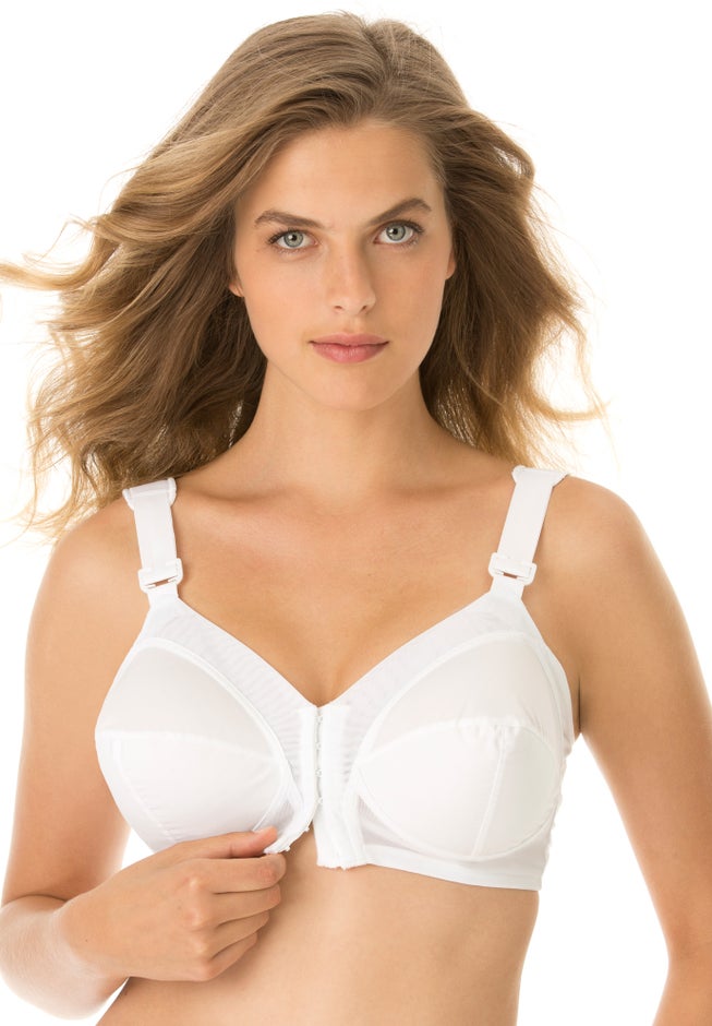 Exquisite Form® Fully® Front-Close Classic Support Wireless Bra image number 2