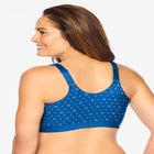Comfort Choice® Velcro Crossover Wireless Lounge Bra image number null