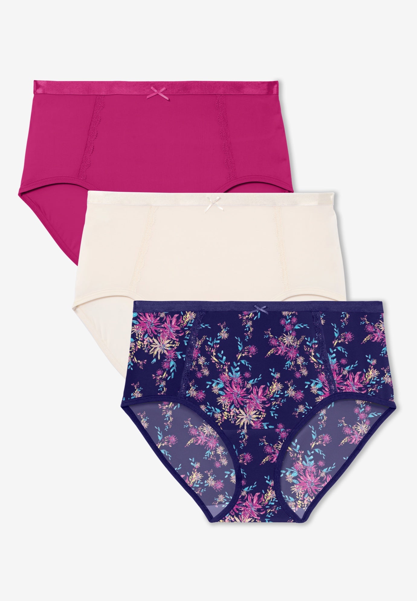 Full Coverage Microfiber Panty 3-Pack image number 0