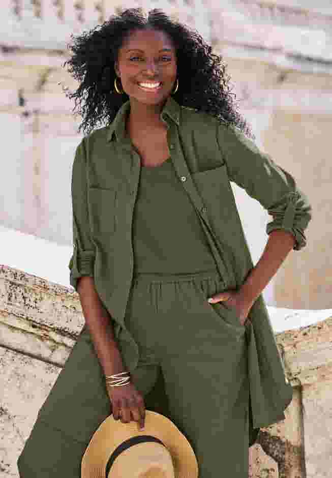 Linen Mega Tunic image number 2