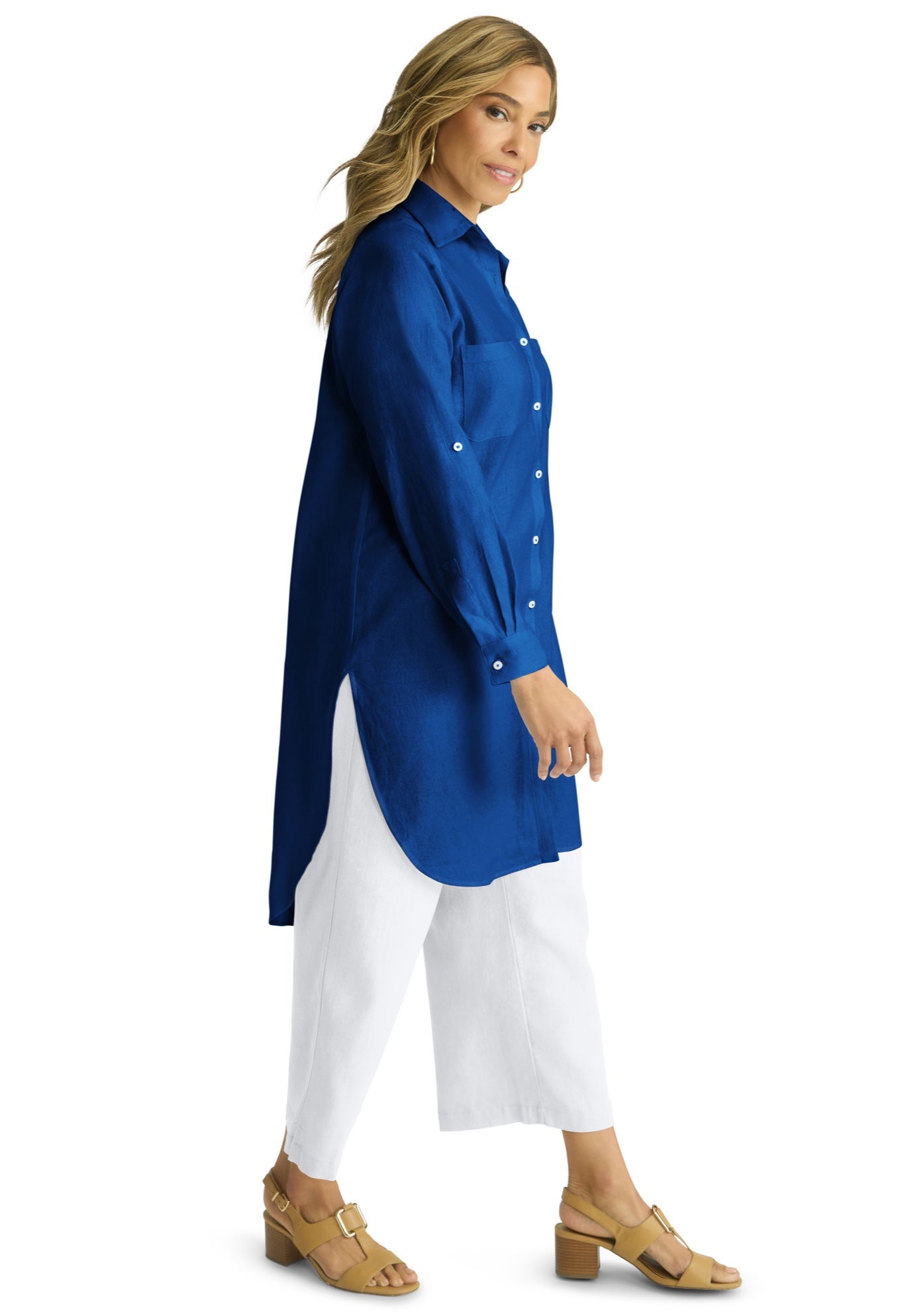 Linen Mega Tunic image number 1