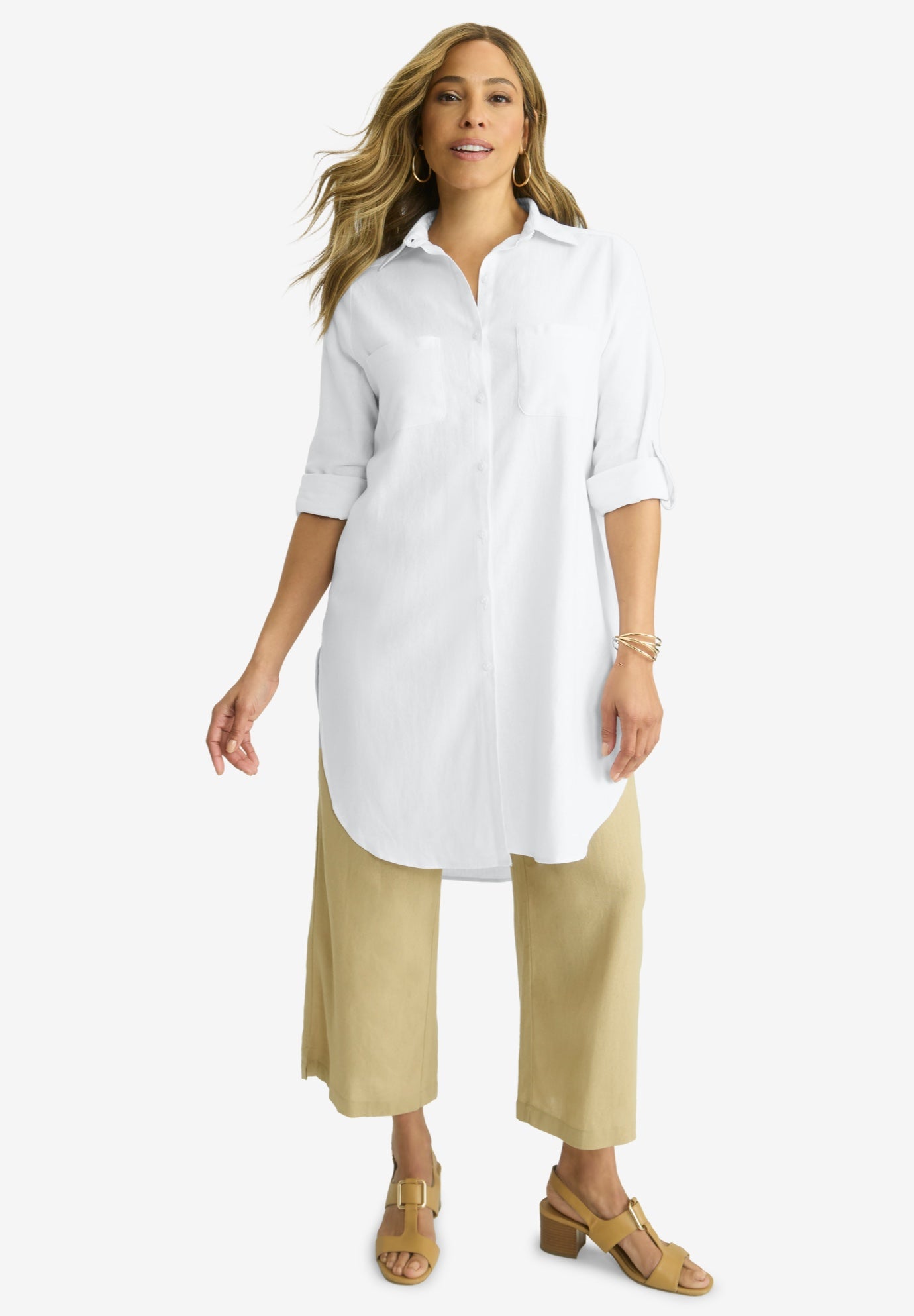 Linen Mega Tunic image number 0