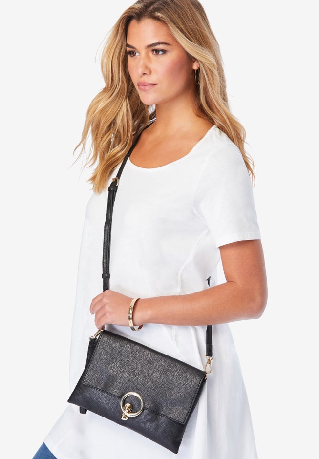 Gold Ring Crossbody Handbag image number null