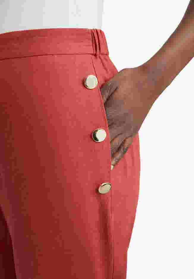 Linen Wide Leg Sailor Pant image number 4