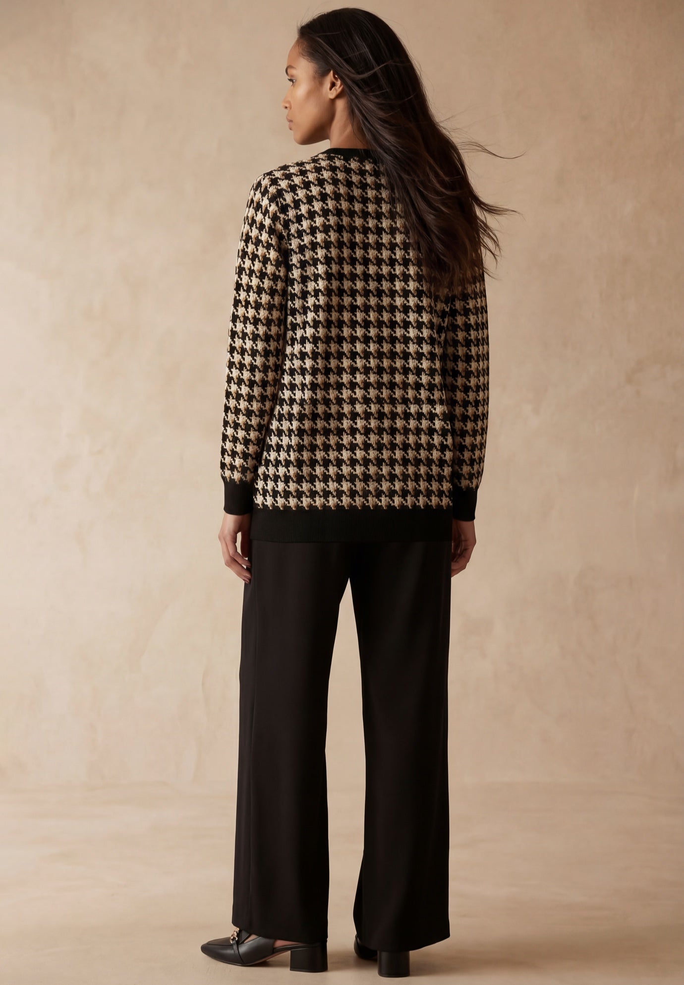 Fine Gauge Button-Front Cardigan image number 1